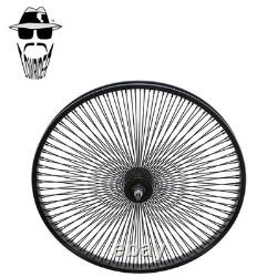 ORIGINAL LOWRIDER 24 Black 144 Spoke DAYTON Front & Coaster Rim Set Cruiser