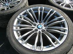 Oem 2013-2016 Bmw F10 M5 Front/rear Wheel Rim Set Of 4 With Tires 5-7/32 17348