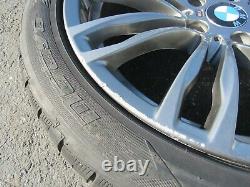 Oem 2013-2016 Bmw F10 M5 Front/rear Wheel Rim Set Of 4 With Tires 5-7/32 17348