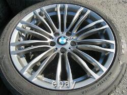 Oem 2013-2016 Bmw F10 M5 Front/rear Wheel Rim Set Of 4 With Tires 5-7/32 17348