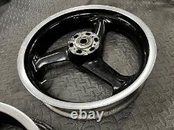 Oem DUCATI Brembo 3 Spoke Front Rear Pair Set Wheel Wheels 748 916 996 998