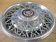 One 1986 To 1992 Cadillac Fleetwood Brougham Wire Spoke Hubcap Wheel Cover