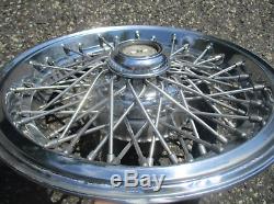 One 1986 to 1996 Chevy Caprice 15 inch locking wire spoke hubcap wheel cover