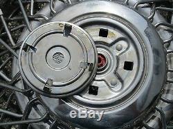 One 1987 1988 Cadillac Deville wire spoke locking 14 inch hubcap wheel cover