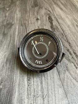 Original Stewart Warner Fuel Instrument Gauge Diamond T Dash Hotrod SCTA