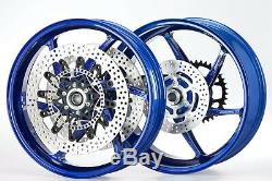 PVM WHEELS 6 spoke forged aluminium wheels, front/rear wheel set