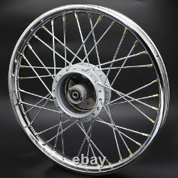 Pair Front Rear Wheel Rim Ring + Hub + Spokes For Honda Trail CT90 K0-K5 CT200