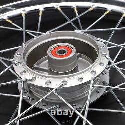 Pair Front Rear Wheel Rim Ring + Hub + Spokes For Honda Trail CT90 K0-K5 CT200