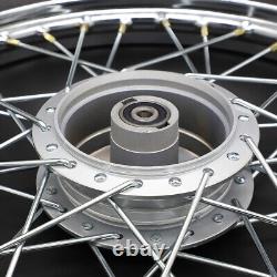 Pair Front Rear Wheel Rim Ring + Hub + Spokes For Honda Trail CT90 K0-K5 CT200