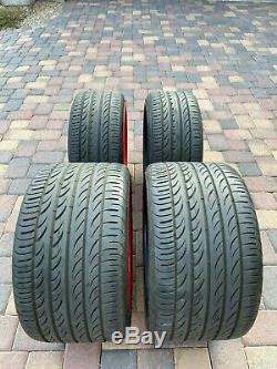 Pirelli Tires with Carbon Fiber Spoke Super Car Wheels Front 20x11 / Rear 21x15