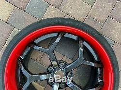Pirelli Tires with Carbon Fiber Spoke Super Car Wheels Front 20x11 / Rear 21x15