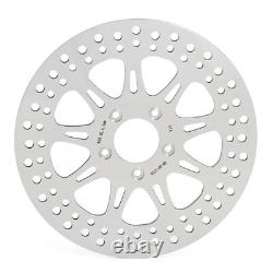 Polish Front Rear Brake Rotors for Harley Dyna FXDL Low Rider Spoke Wheel 14-17