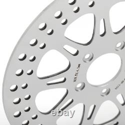 Polish Front Rear Brake Rotors for Harley Dyna FXDL Low Rider Spoke Wheel 14-17