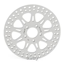 Polish Front Rear Brake Rotors for Harley Dyna FXDL Low Rider Spoke Wheel 14-17