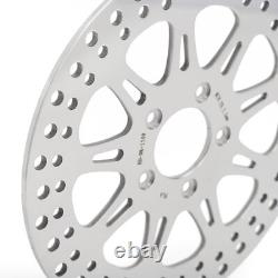 Polish Front Rear Brake Rotors for Harley Dyna FXDL Low Rider Spoke Wheel 14-17