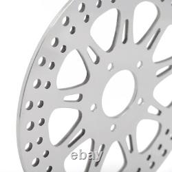 Polish Front Rear Brake Rotors for Harley Dyna FXDL Low Rider Spoke Wheel 14-17