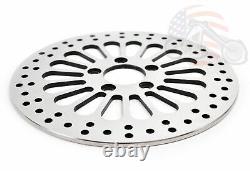 Polished 11.5 Super Spoke SS Front Rear Disc Disk Brake Rotors Rotor Set Harley