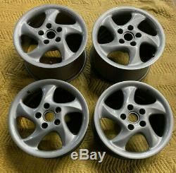 Porsche 996/993 Factory Genuine Turbo Look 5 Spoke 18 Wheels