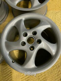 Porsche 996/993 Factory Genuine Turbo Look 5 Spoke 18 Wheels