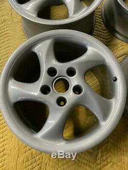 Porsche 996/993 Factory Genuine Turbo Look 5 Spoke 18 Wheels