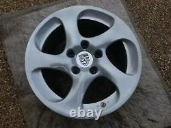 Porsche 996 Turbo Oem Genuine 5 Twist Hollow Spoke 18 Wheel & Center Cap Set