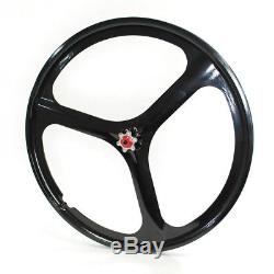 Rear&Front 26 MTB Bike Mag Magnesium Wheels 3-Spoke Set Rim Wheelset 6/7 Gears
