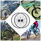 Rim Quick Release Front Rear Black Flat Spokes Mtb Wheelset 29 Aluminum Alloy