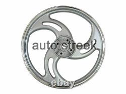 Royal Enfield Bullet 500cc Parado Front & Rear 3 Spoke Silver Alloy Wheel Rims