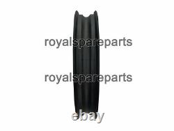 Royal Enfield Classic 500 Parado 3 Spoke Front & Rear Black Alloy Wheel Rims D4
