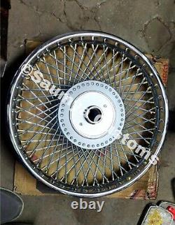 Royal Enfield Front Disc Brake & Rear Drum 80 Spoke Wheel Rim For Classic Bullet