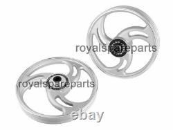 Royal Enfield Standard Model Parado 3 Spoke Front & Rear Drum Alloy Wheel Rims