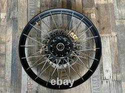 Royal Enfield Tubeless Spoked Wheel Kit Black Pair 450 Himalayan