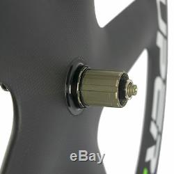 SUPERTEAM 5 Spoke Carbon Wheel Road Bike Carbon Wheelset Clincher Bicycle Wheel