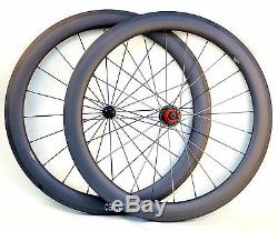 Sapim CX-Ray Carbon Clincher 56mm Wheel 700C U Road Bike Rim Front Rear UD Matt