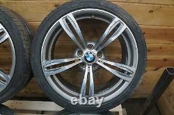 Set Front 20x9 Rear 20x10 ET34 Wheel Style #343 M Double Spoke BMW F10 5-Series