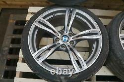 Set Front 20x9 Rear 20x10 ET34 Wheel Style #343 M Double Spoke BMW F10 5-Series