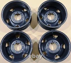 Set Of 4 OEM 17 CHROME SKIN STEEL WHEEL RIMS 2005-2009 17x7.5 F250 SD F350