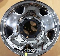 Set Of 4 OEM 17 CHROME SKIN STEEL WHEEL RIMS 2005-2009 17x7.5 F250 SD F350