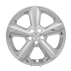 Set of 4 18 5 Spoke Front and Rear Wheel Skins for 15-21 Ford Edge SE Chrome