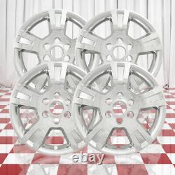 Set of 4 Front and Rear Chrome 5 Spoke 18 Wheel Skins for 2007-2014 GMC Acadia