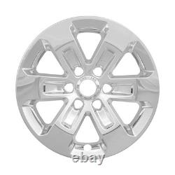 Set of 4 Front and Rear Chrome 6 Spoke 18 Wheel Skins for 2019-2021 Ram 1500