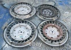 Set of 4 OEM 1991-93 Dodge Dynasty Caravan LE 14 Wire Spoke Hubcap Wheel Covers