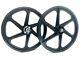 Skyway Bmx 20 Six Spoke Tuff Wheels Black Retro New Wheelset Sealed Bearings
