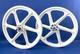 Skyway Bmx 20 Six Spoke Tuff Wheels White Retro New Wheelset Sealed Bearings