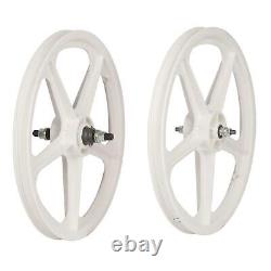 Skyway Tuff II 20 5 Spoke White Bike Wheel Front/Rear 20''/406 K65370000AAA