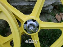 Skyway Tuff Wheels II, 5 Spoke Mag Wheels Fits 20 Tire 3/8 Thread Coaster Brake