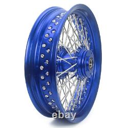 Spoke Front Rear Wheels Hub 16x3.5 for Harley Softail Fatboy FLSTF Deluxe FLSTN