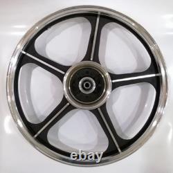 Sport Rims Honda C70 Passport 1 Pair Black With Bearing Bush 5 SPOKES 17 in