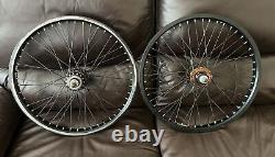 Sun Rims zx25 front/rear 48 Spoked Wheel Set USED