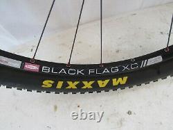 Sun Ringle Black Flag XC 29er Wheels 15 x100 Front QR Rear 9 x 135 Missing spoke